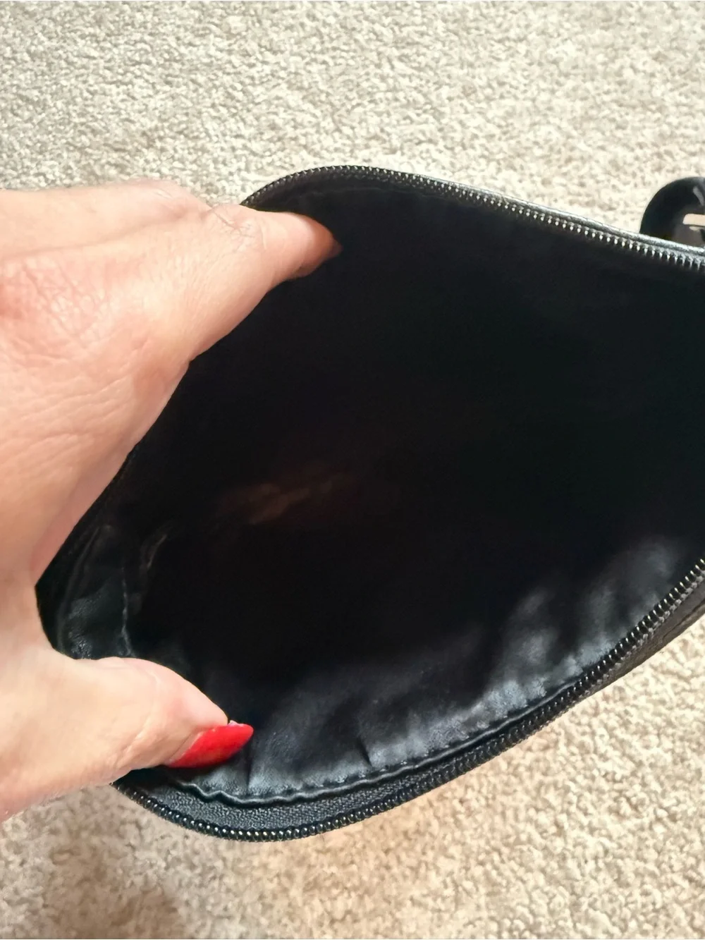 Coach Black Pebbled Leather Crossbody Bag
